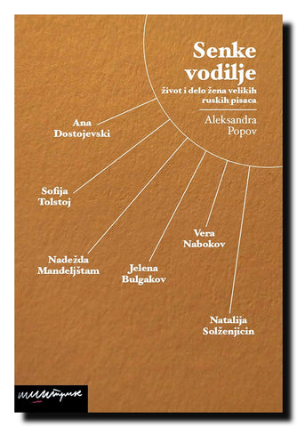 Senke vodilje : život i delo žena velikih ruskih pisaca : Ana Dostojevski, Sofija Tolstoj, Nadežda Mandeljštam, Jelena Bulgakov, Vera Nabokov, Natalija Solženjicin